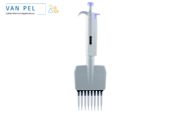 Pipet variabel autoclaveerbaar multi channel 12 kanaals 0.5-10µl - Pipet variabel autoclaveerbaar multi channel 12 kanaals 0.5-10µl